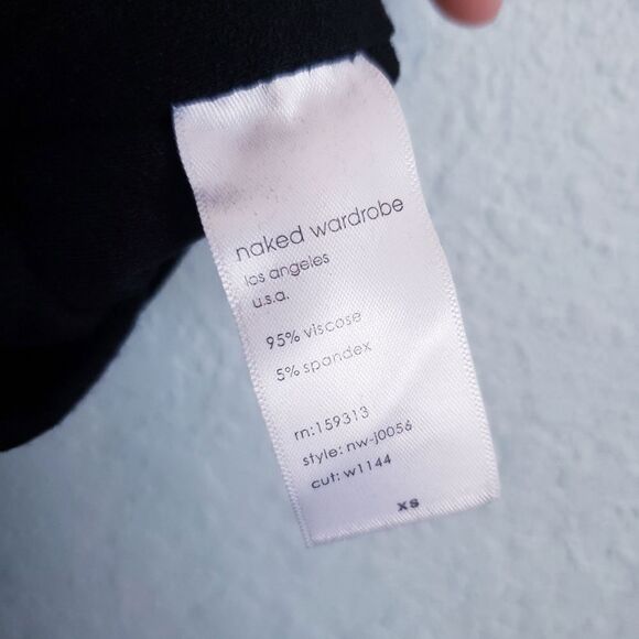 Naked Wardrobe Black Jumpsuit with High Neck and Sleeveless Design - Picture 6 of 8